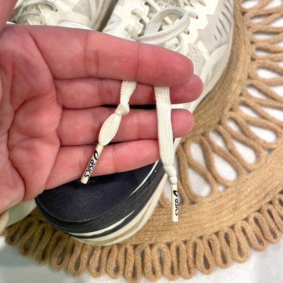 Asics MetaRun T8C9N-0101 Women White/Blue Sneakers Size 8.5 - Picture 10 of 12